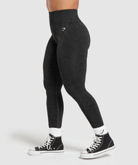 Adapt Safari Seamless Leggings - Black/Asphalt Grey