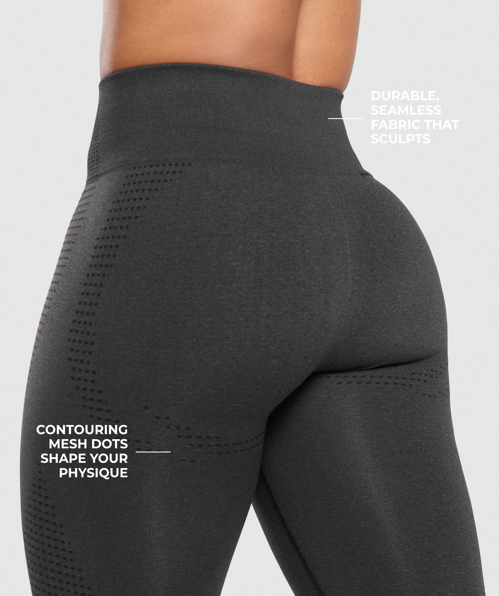 Vital Leggings - Black Marl