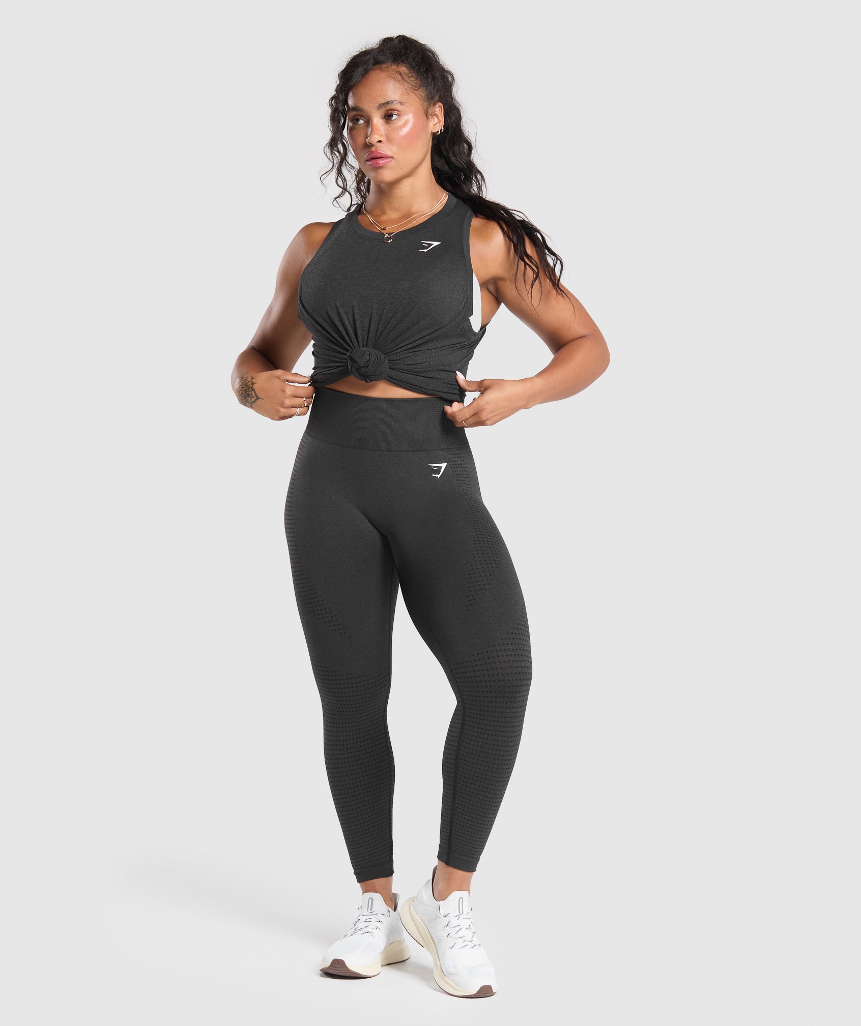 Vital Leggings - Black Marl