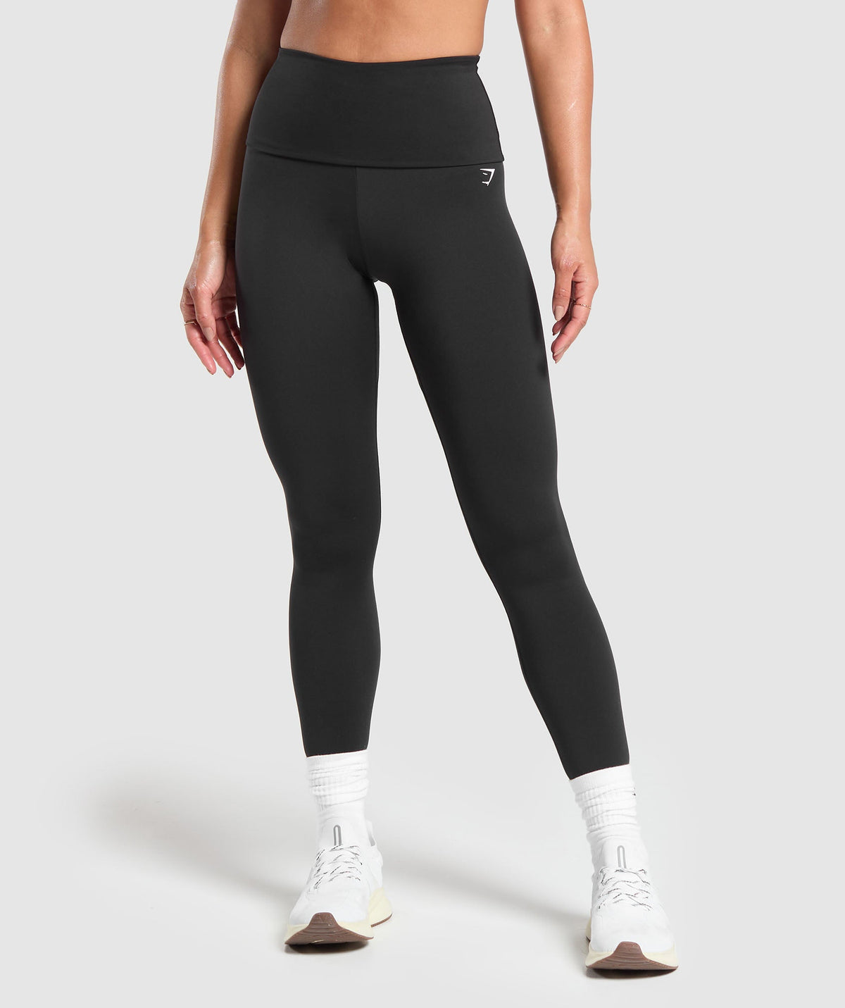 Everyday Foldover Leggings - Black