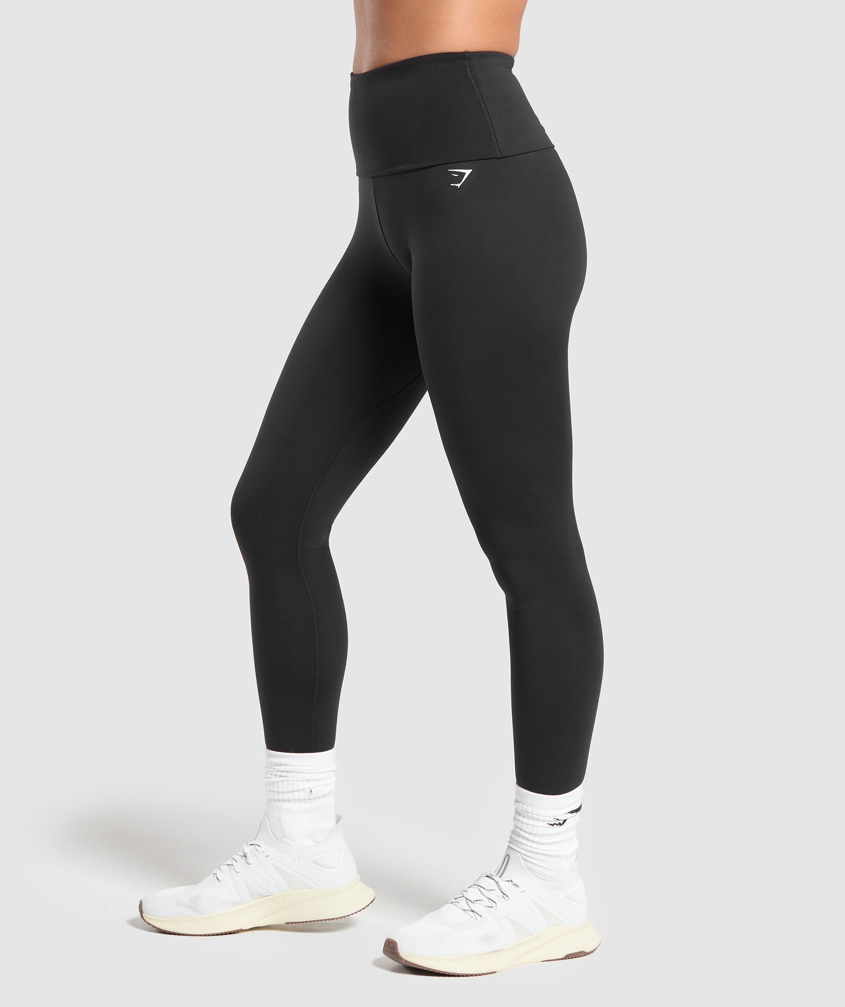 Everyday Foldover Leggings - Black