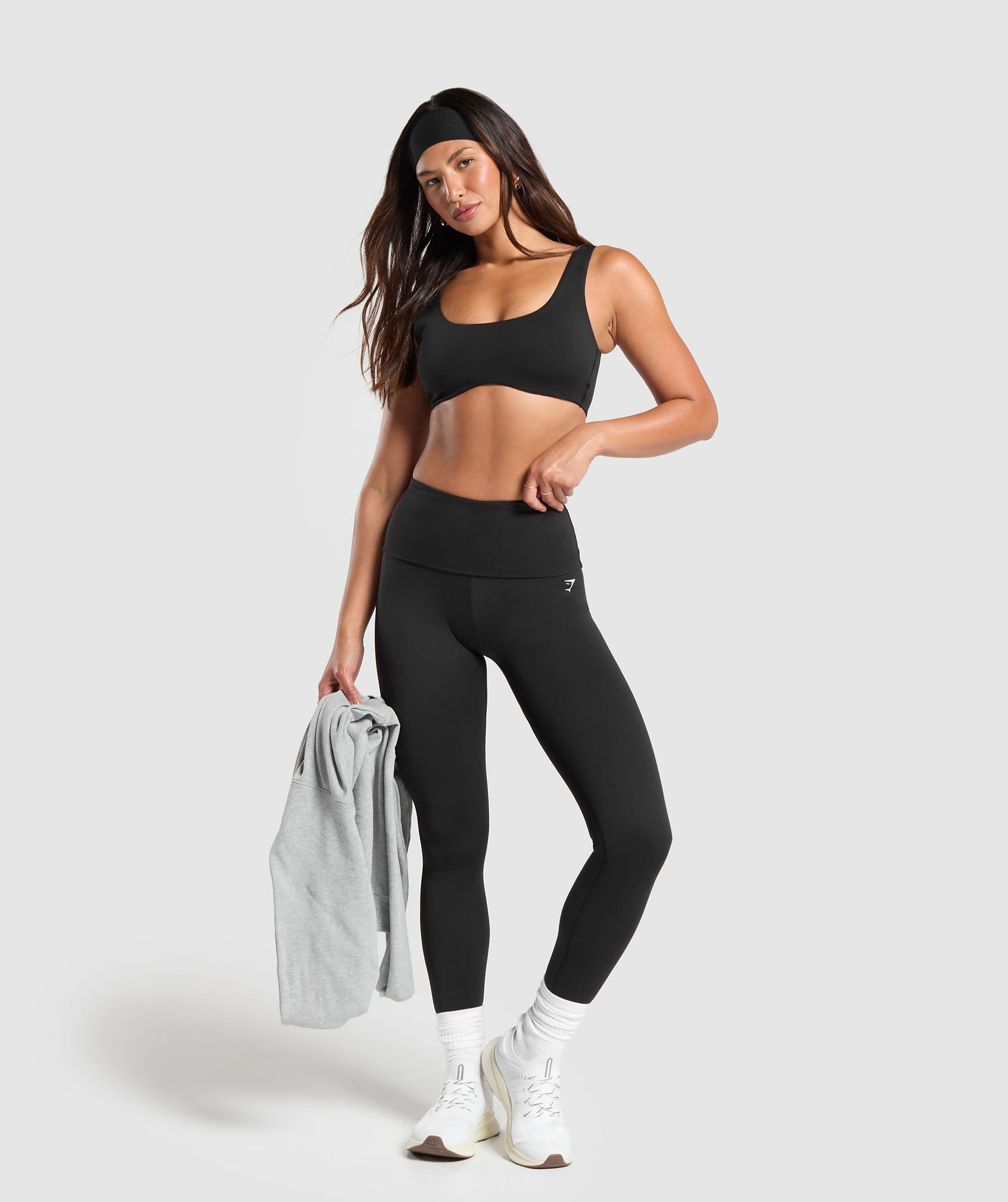 Everyday Foldover Leggings - Black