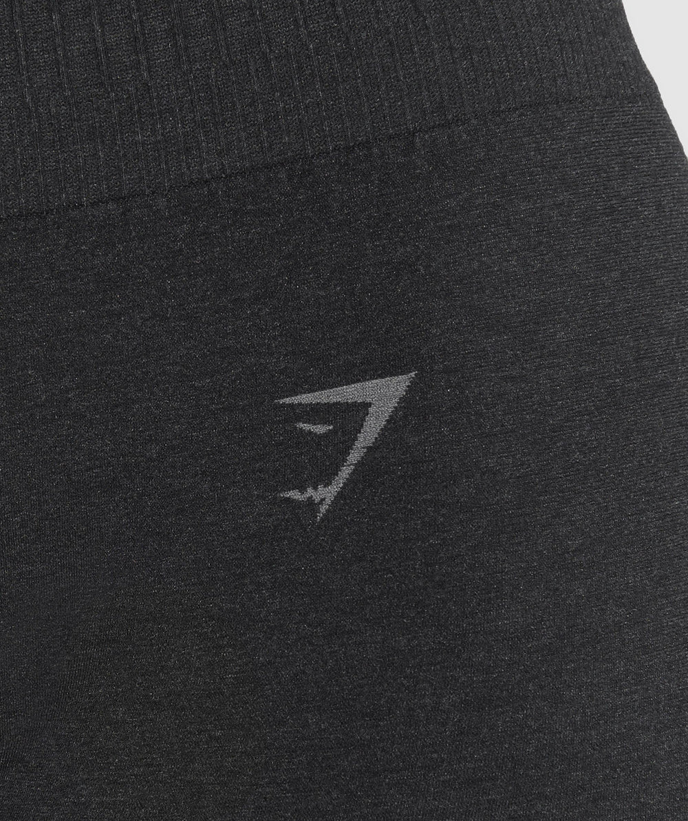 Luxe Seamless Flare Leggings - Coal Marl
