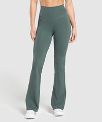 Elevate Flared Leggings 2.0 - Slate Teal