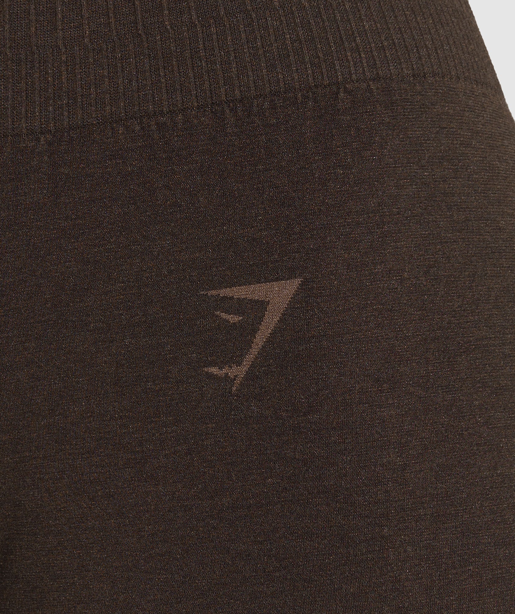 Luxe Seamless Flare Leggings - Walnut Brown Marl