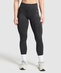 Adapt Camo Seamless Leggings - Black