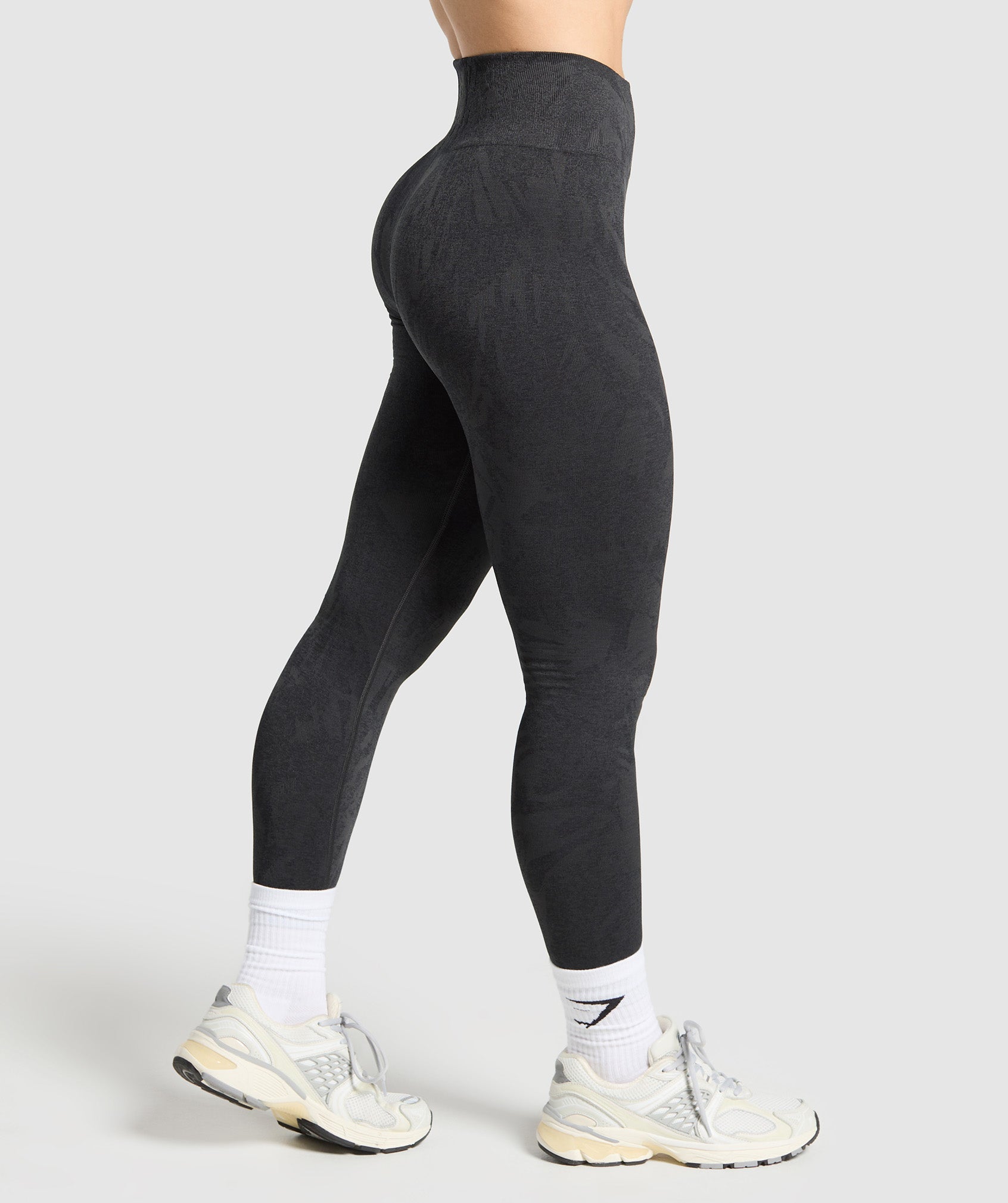 Adapt Camo Seamless Leggings - Black