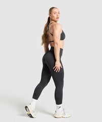 Adapt Camo Seamless Leggings - Black