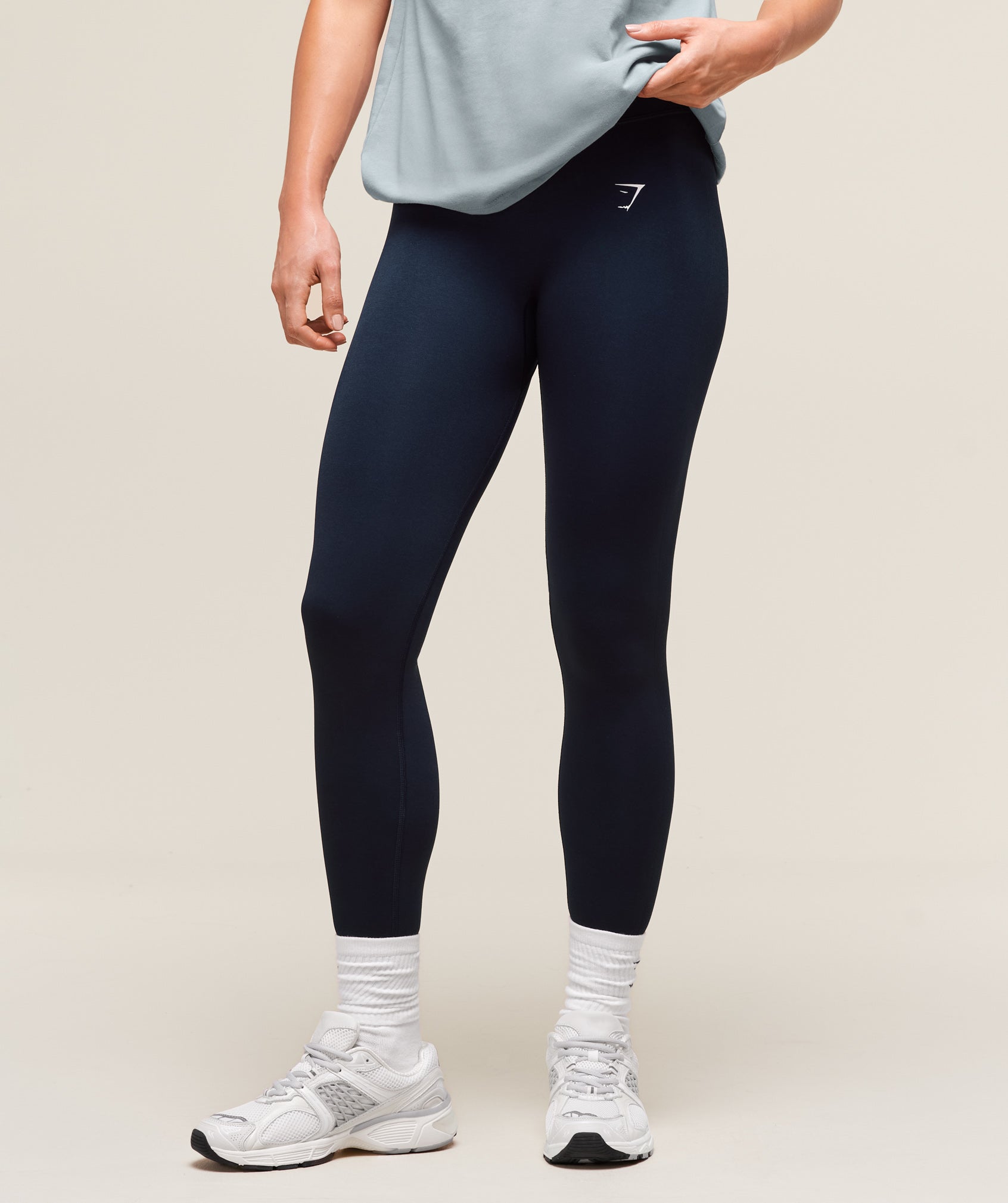 Lift Seamless Leggings - Midnight Blue/Black Marl