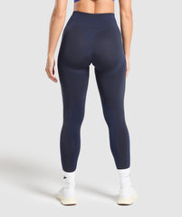 Apex Contrast Leggings - Heavy Blue/Force Blue