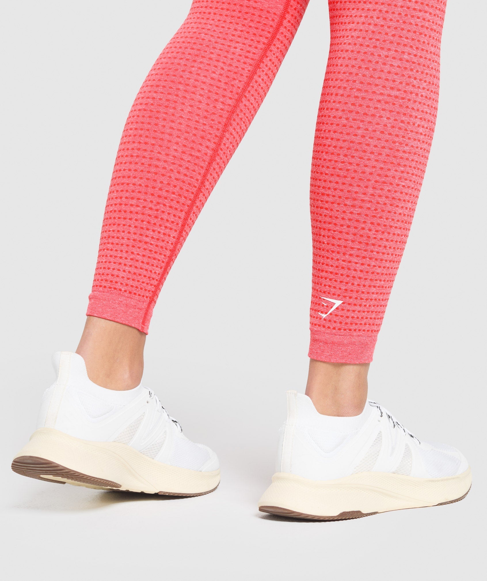 Vital Leggings - Coral Red Marl