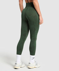 Adapt Camo Seamless Leggings - Green