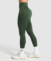 Adapt Camo Seamless Leggings - Green