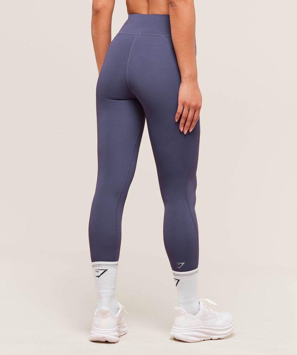 Running Pocket Leggings - Weighted Purple