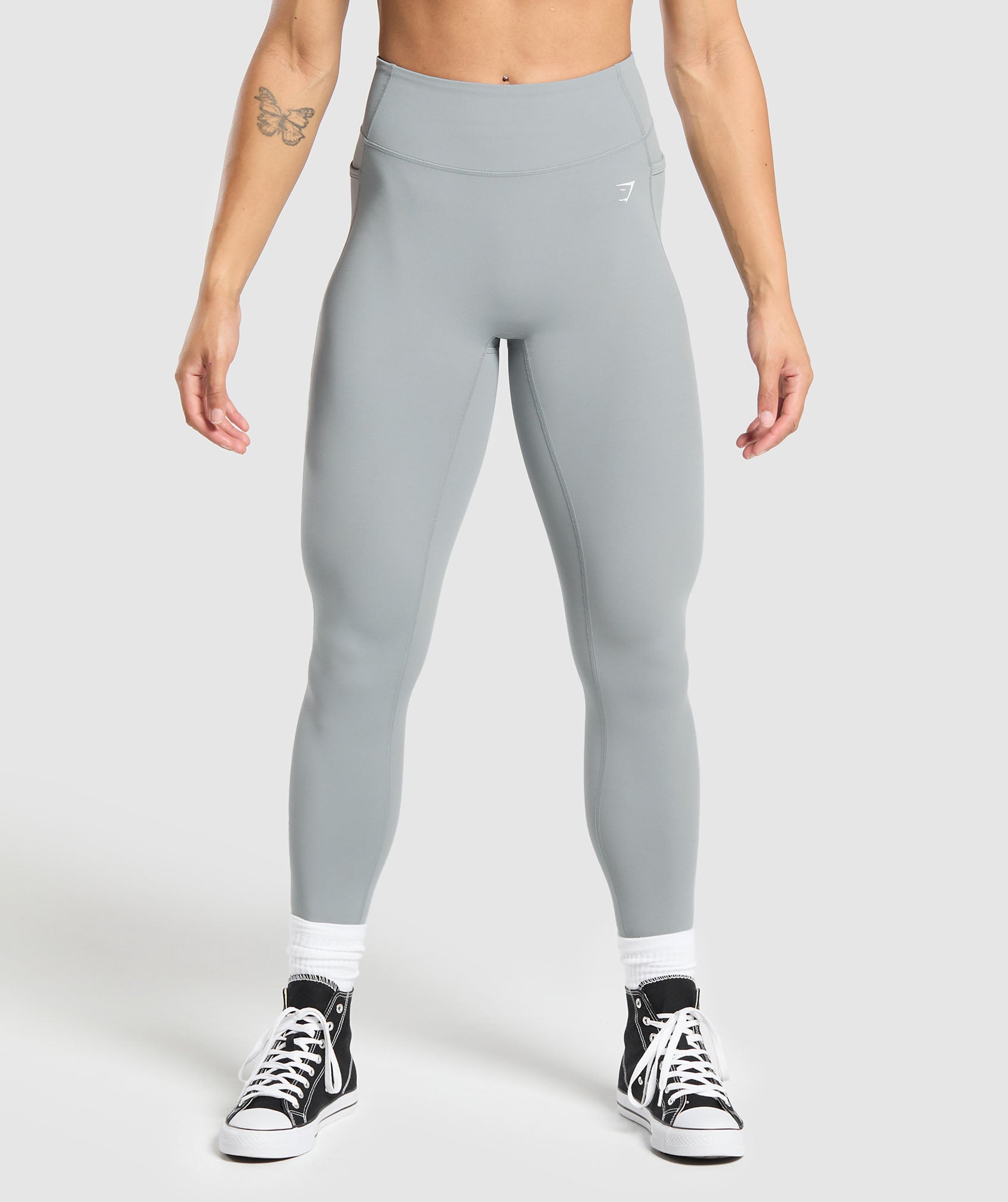 Lifting Pocket Leggings - Denim Grey