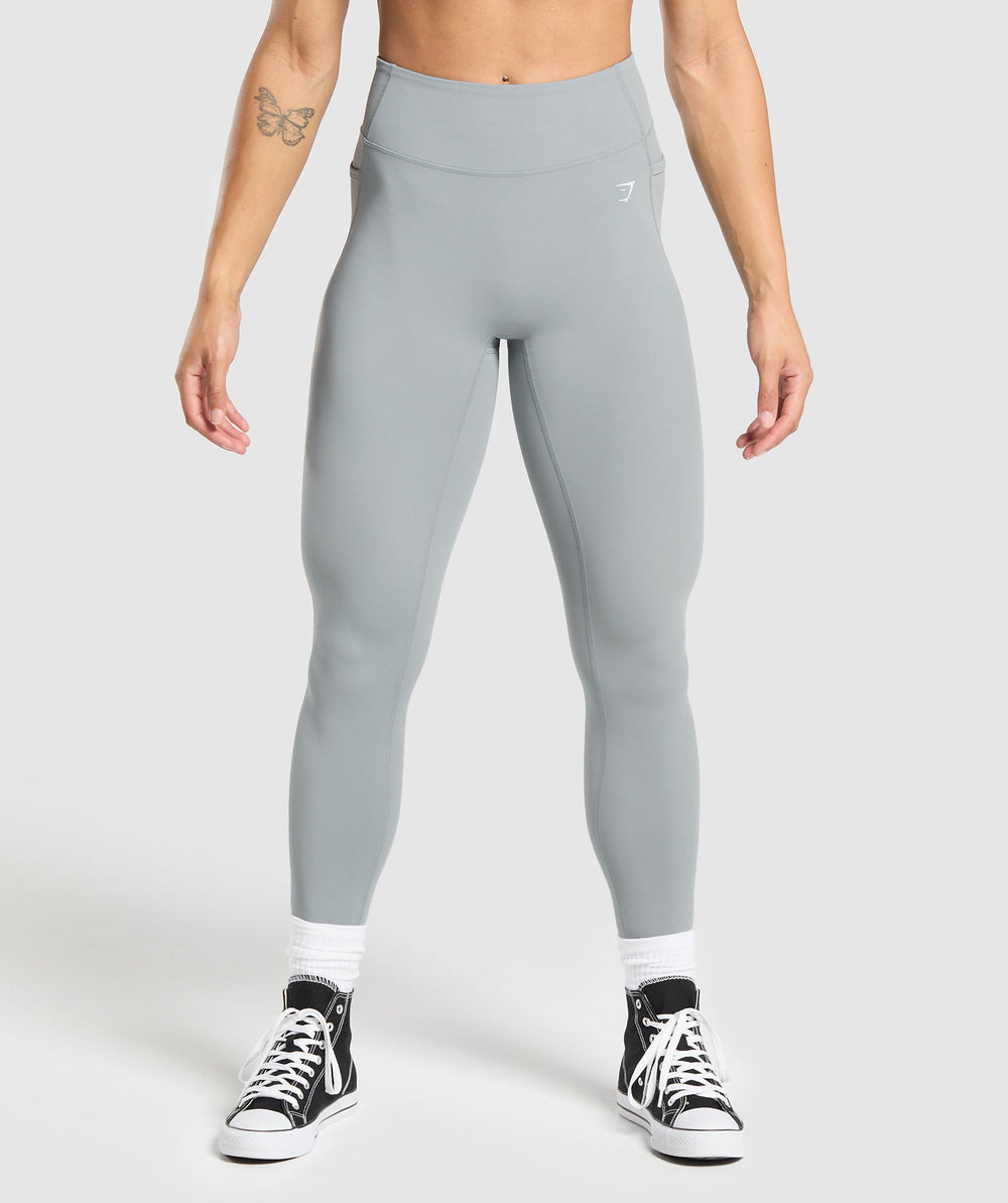 Lifting Pocket Leggings - Denim Grey