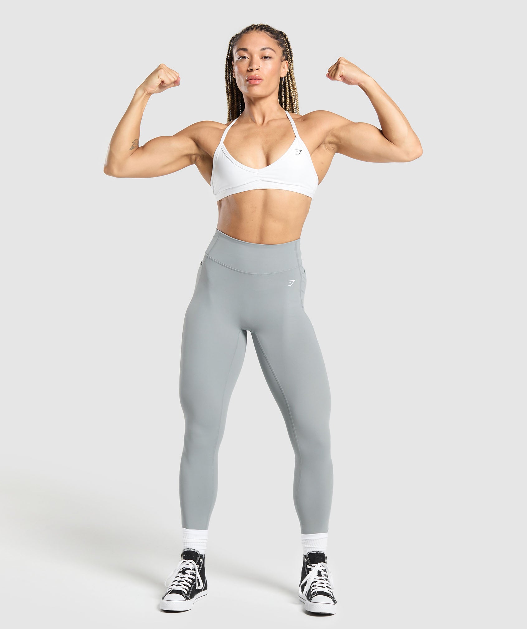 Lifting Pocket Leggings - Denim Grey