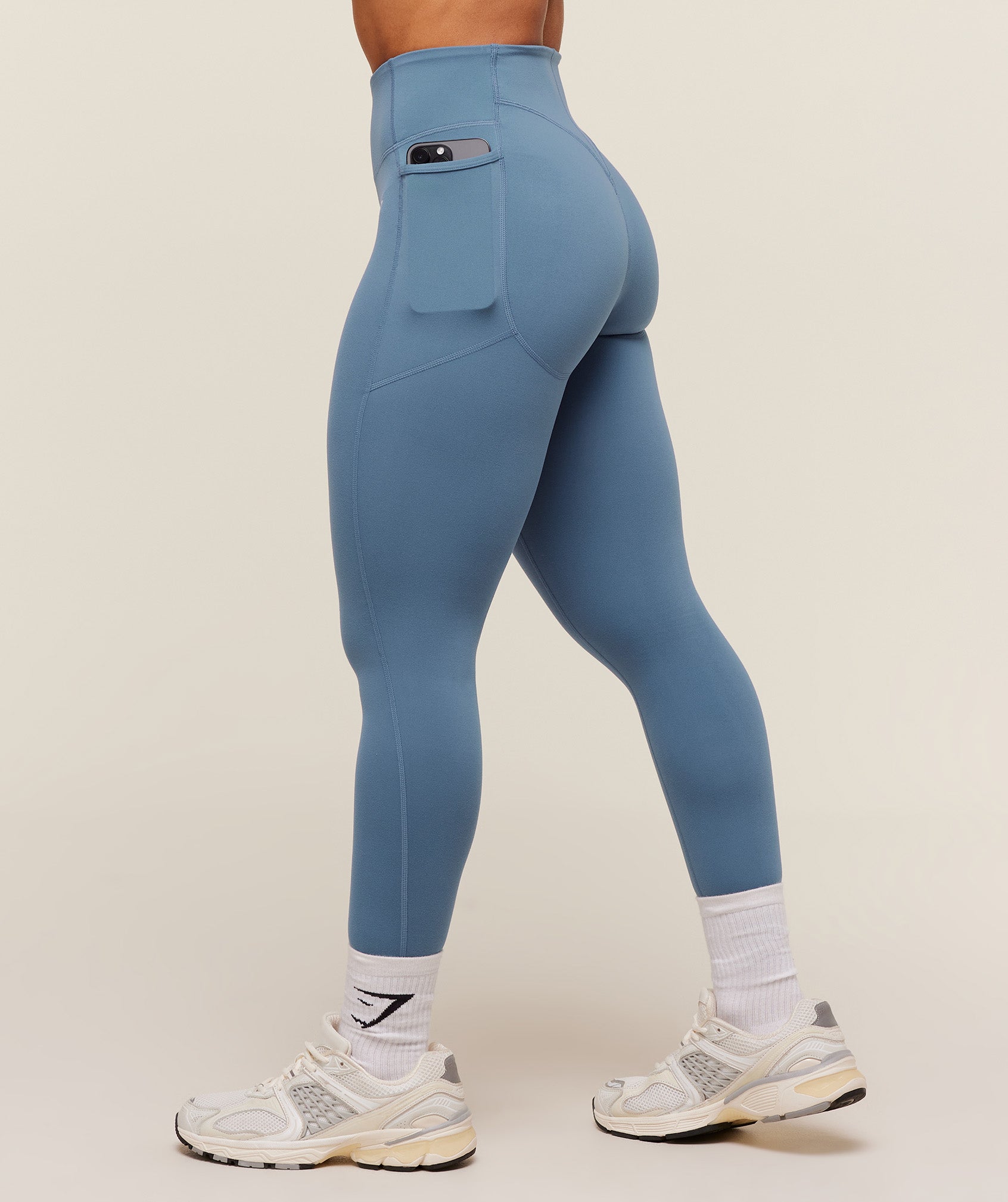 Lifting Pocket Leggings - Worn Blue