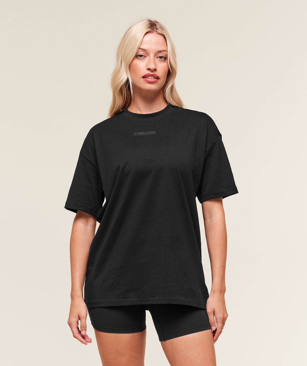 Block Oversized T-Shirt - Black