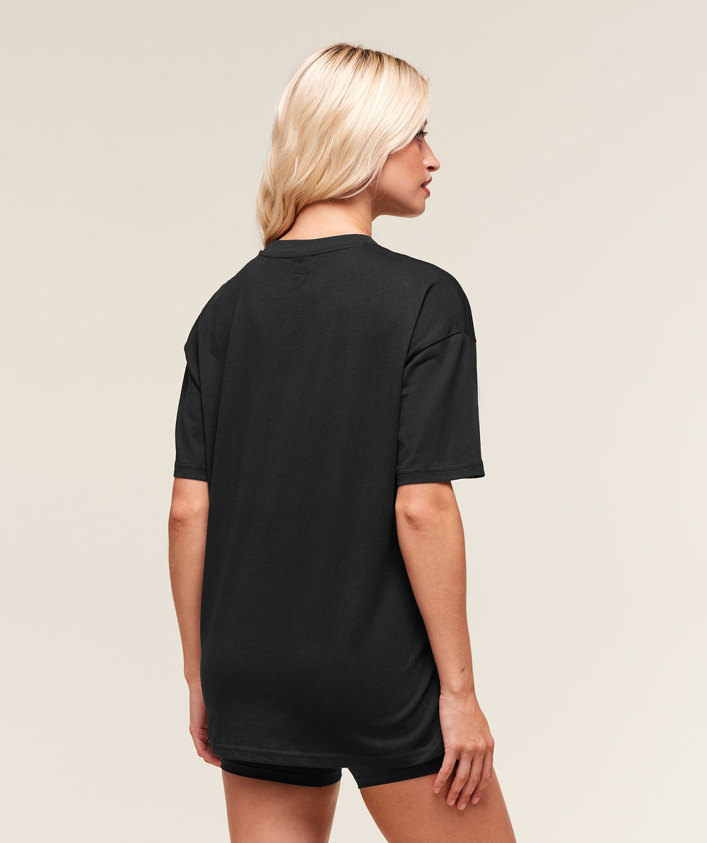 Block Oversized T-Shirt - Black