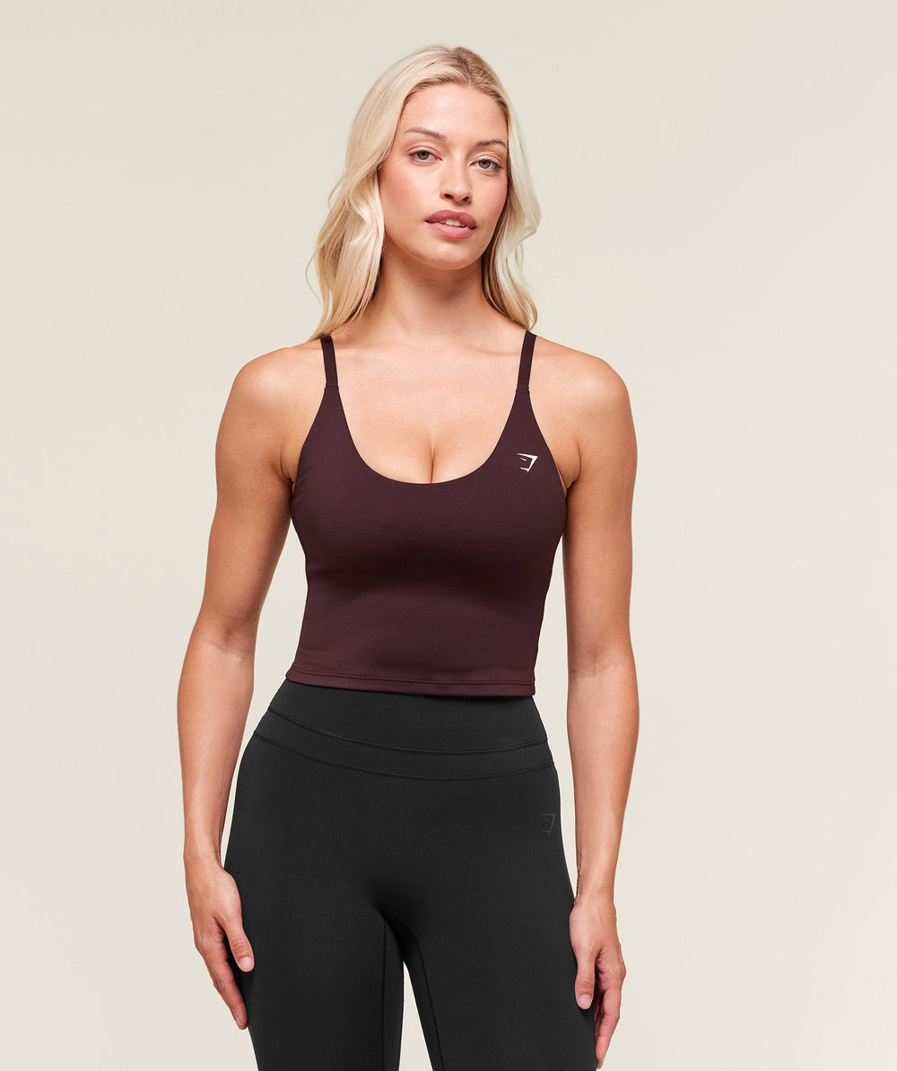 Training Shelf Cami Tank - Cherry Purple