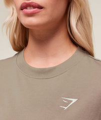 Training Oversized T-Shirt - Lifestyle Brown