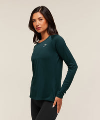 Training Long Sleeve Top - Deep Petrol Blue