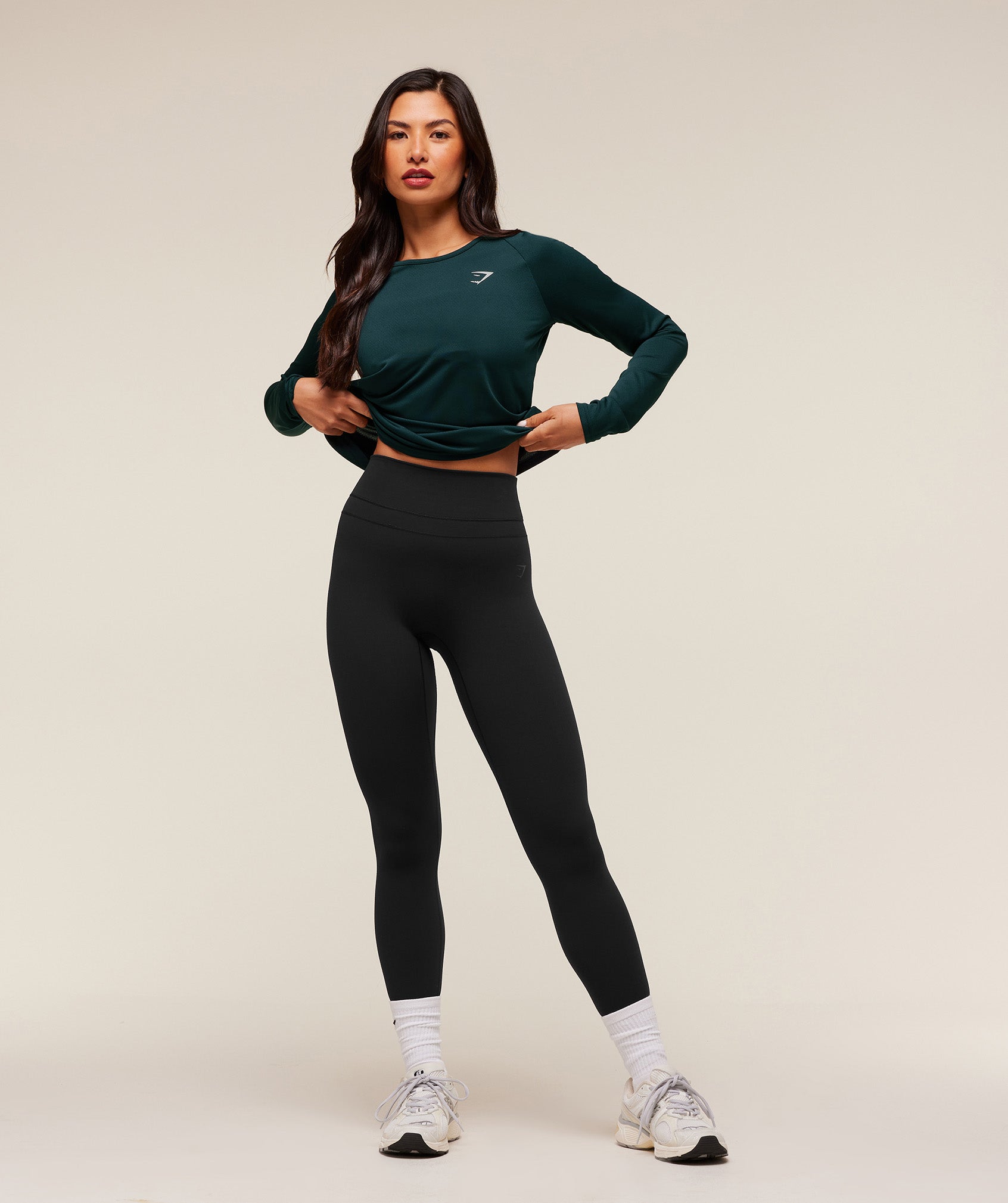 Training Long Sleeve Top - Deep Petrol Blue