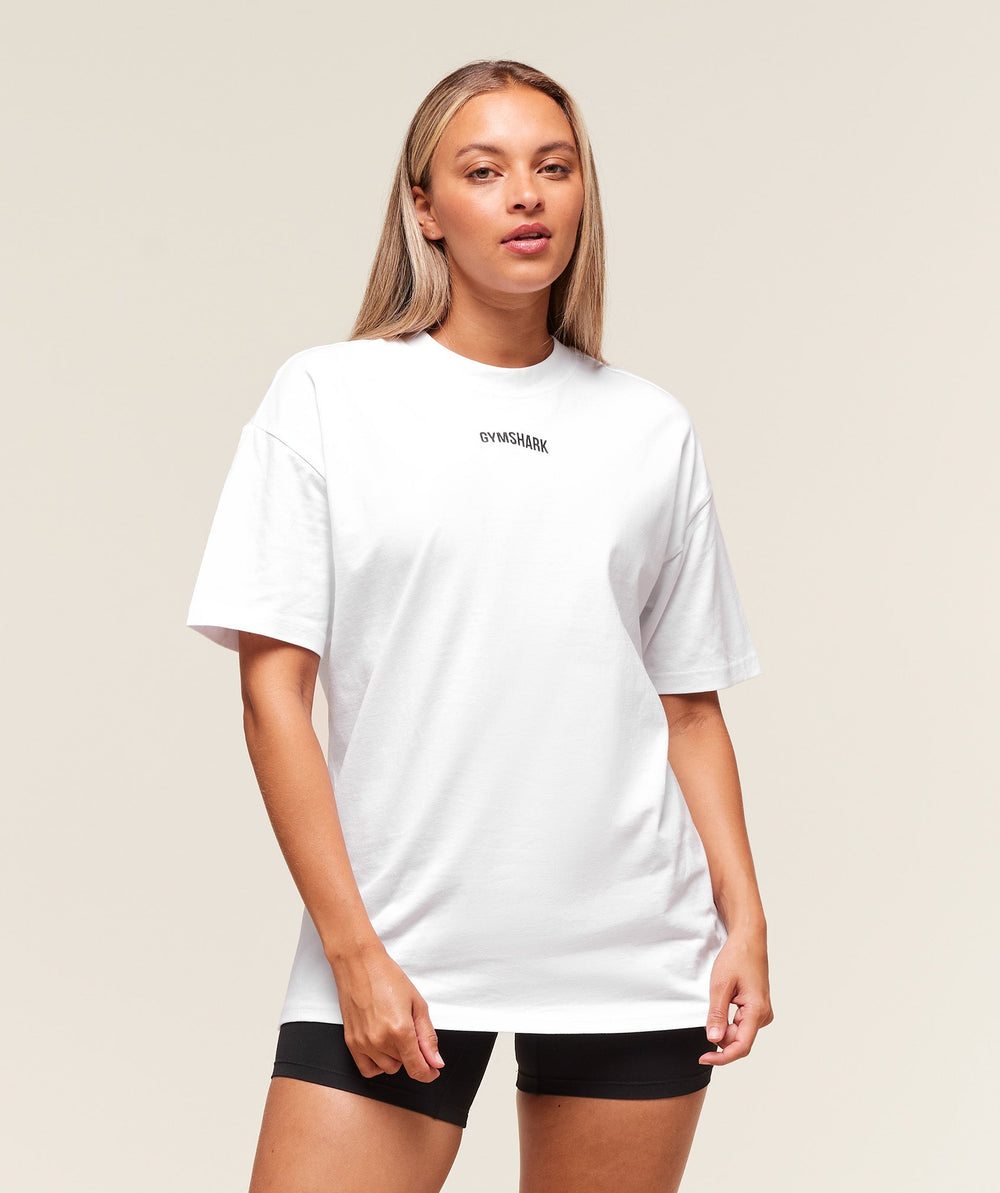 Block Oversized T-Shirt - White