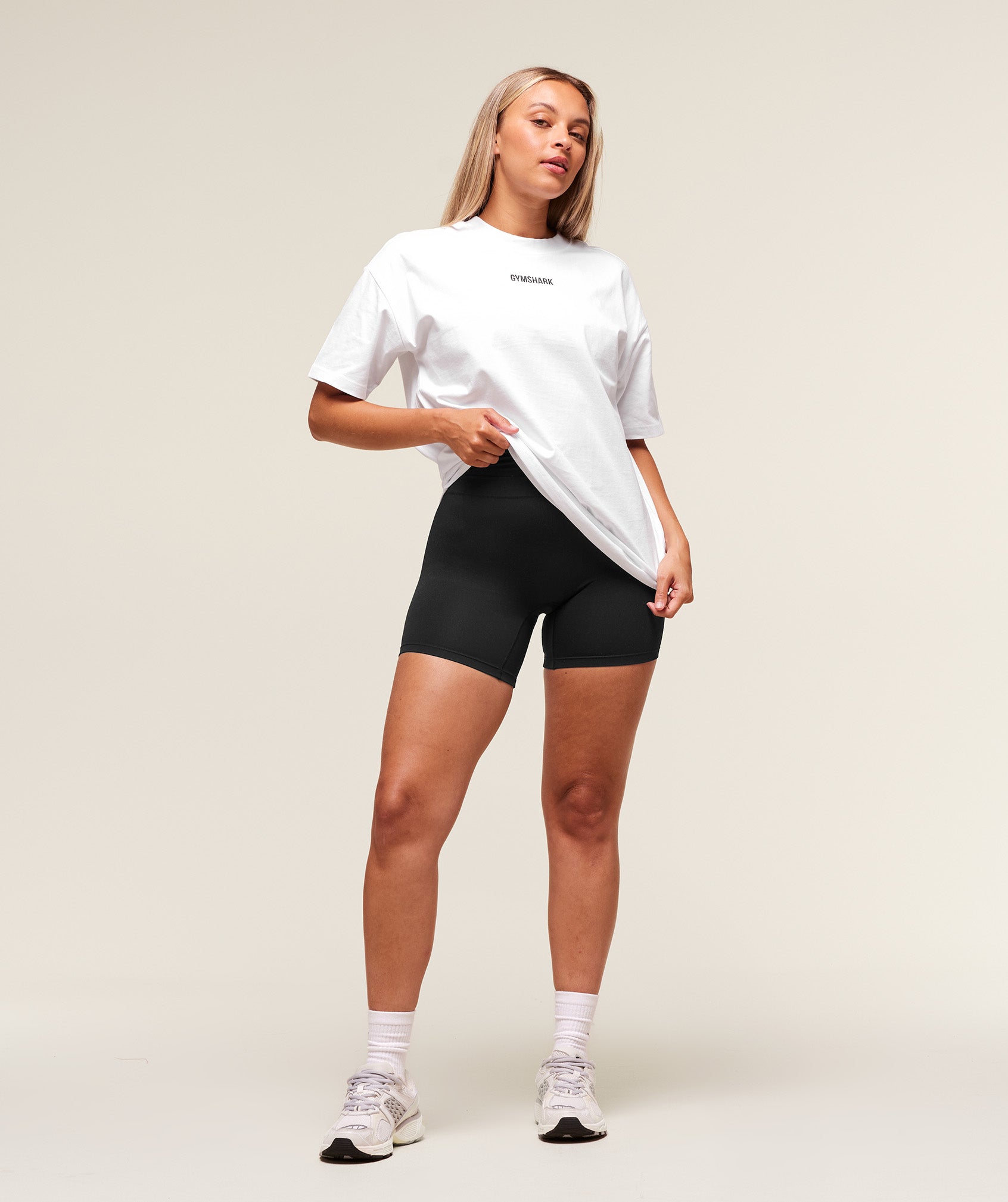 Block Oversized T-Shirt - White