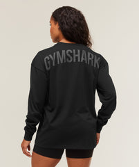 Power Long Sleeve Top - Black