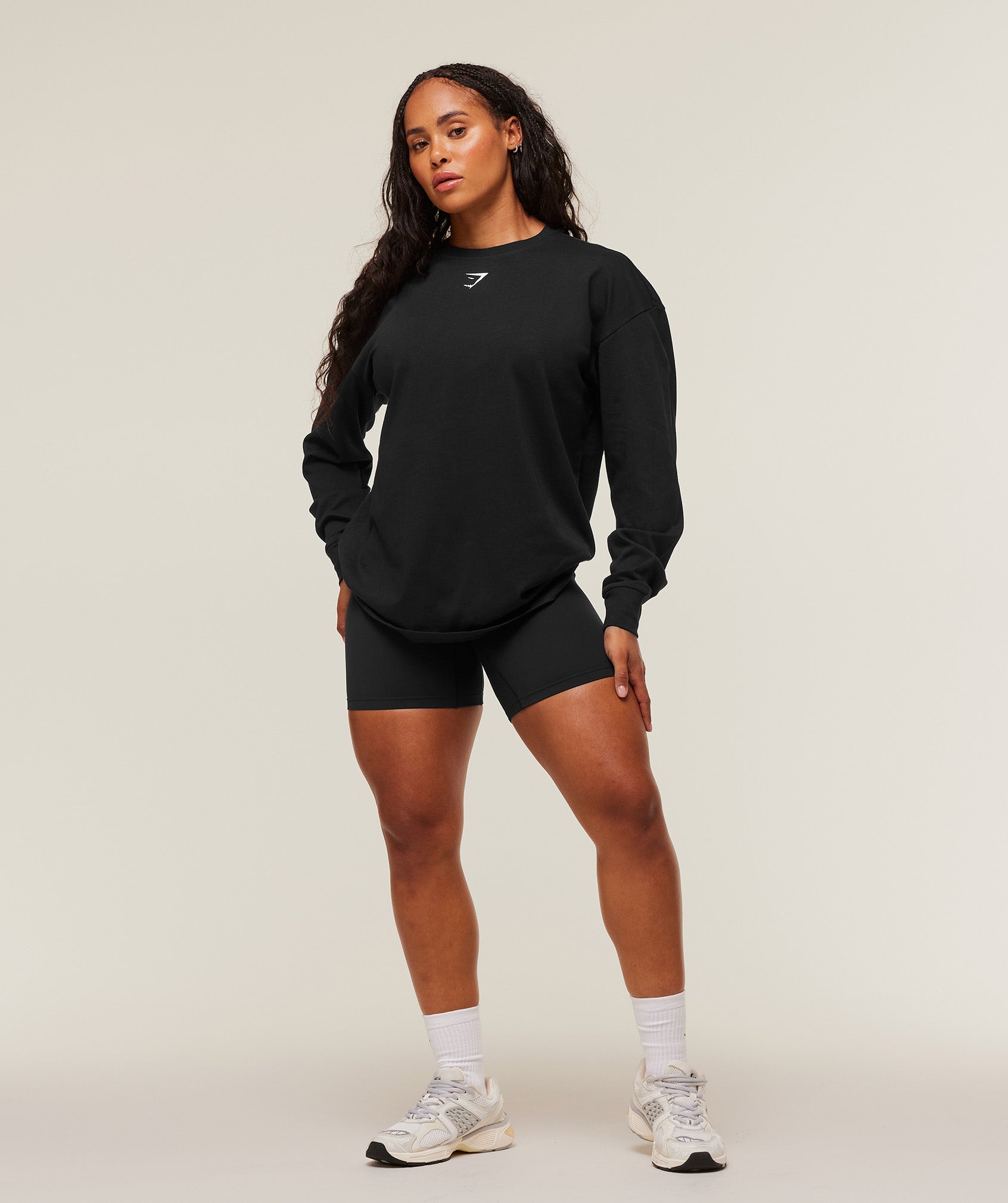 Power Long Sleeve Top - Black