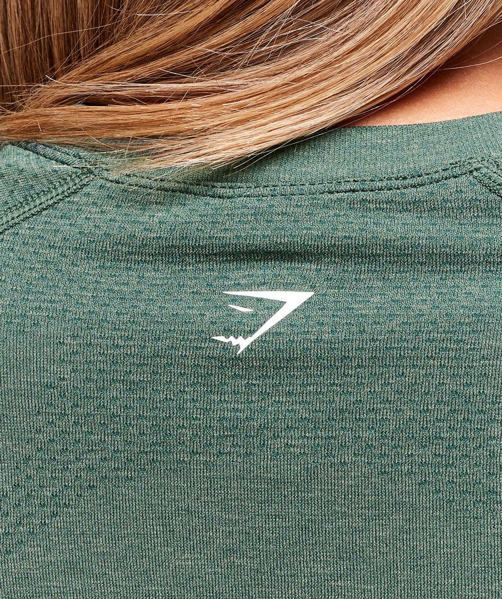 Vital Light T-Shirt - Obsidian Green Marl