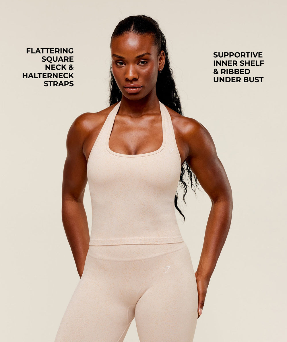 Adapt Fleck x Whitney Tank With Shelf - Coconut White