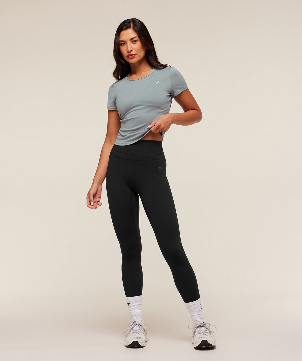Training Baby Tee - Denim Grey