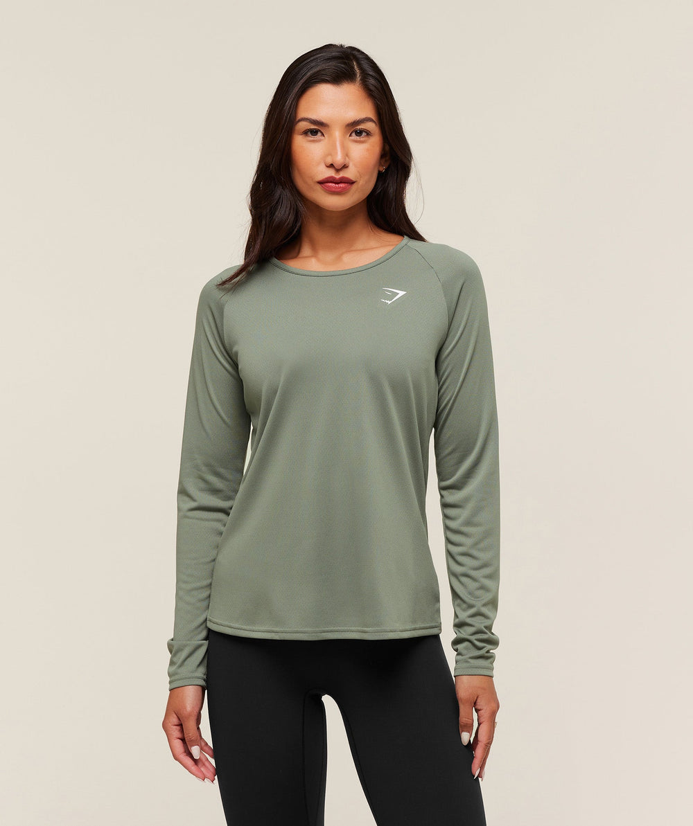 Training Long Sleeve Top  - Unit Green