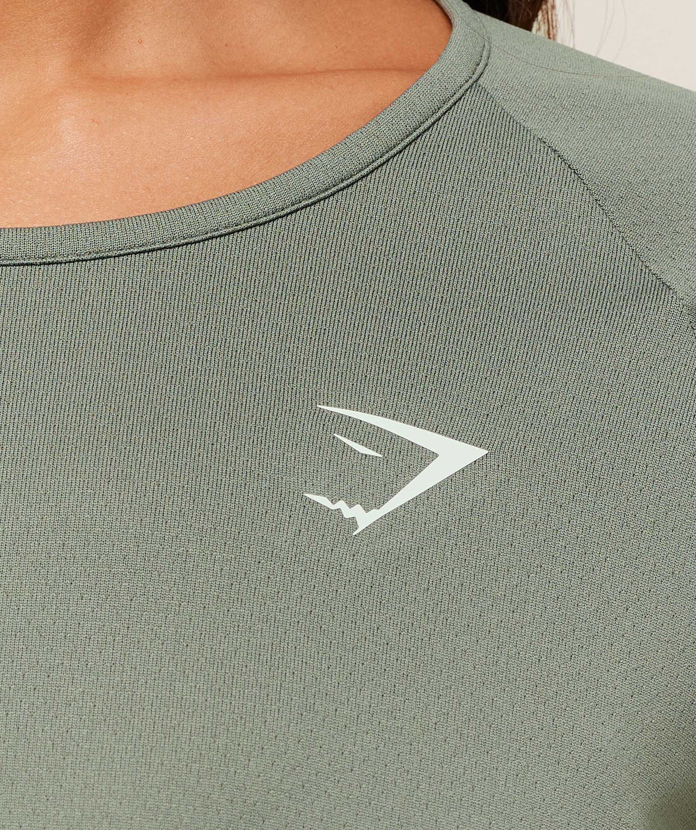 Training Long Sleeve Top  - Unit Green