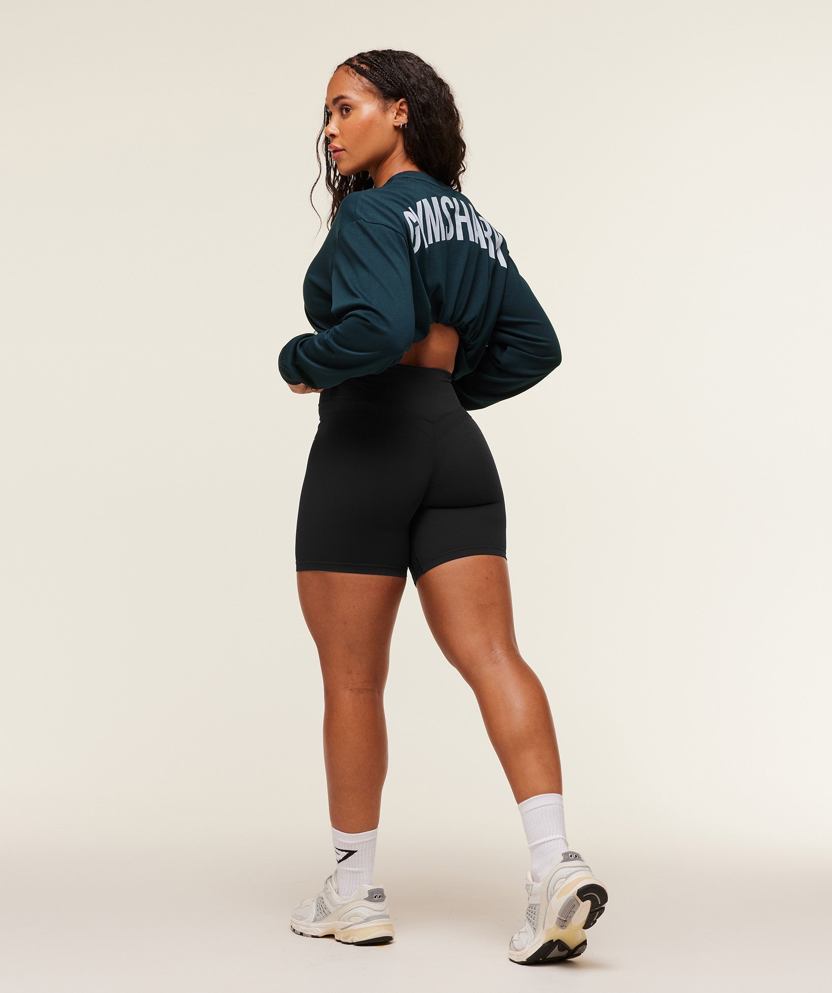 Power Long Sleeve Top - Deep Petrol Blue/Smoke Blue