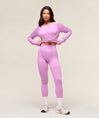 Vital Light Long Sleeve Top - Sour Pink Marl