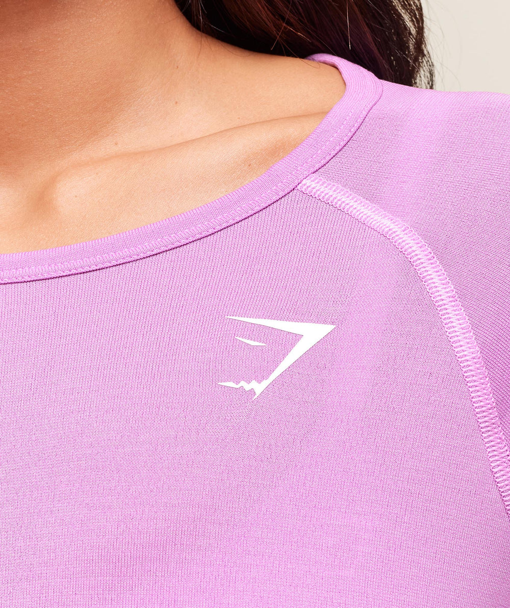 Vital Light Long Sleeve Top - Sour Pink Marl