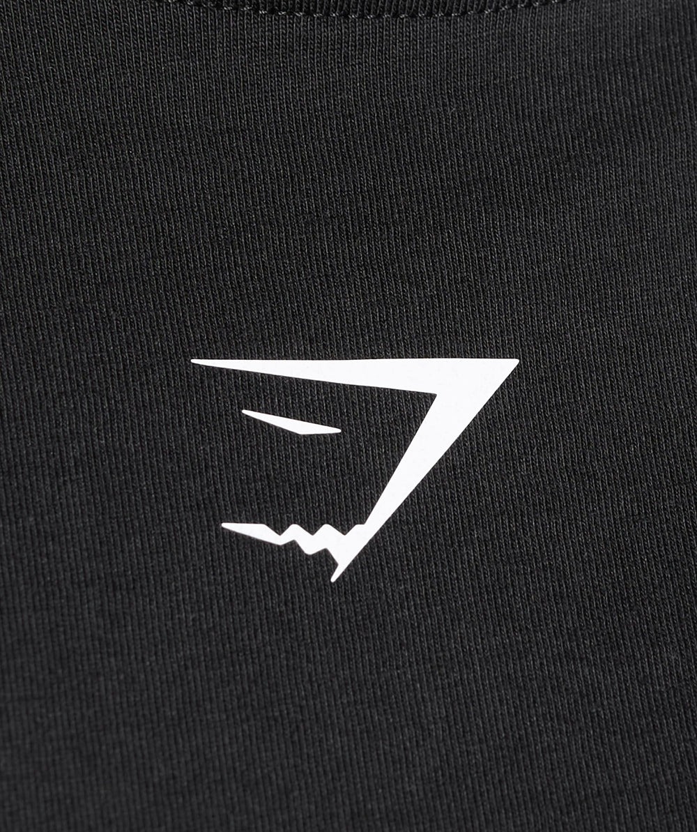 Trace Graphic Oversized T-Shirt - Black