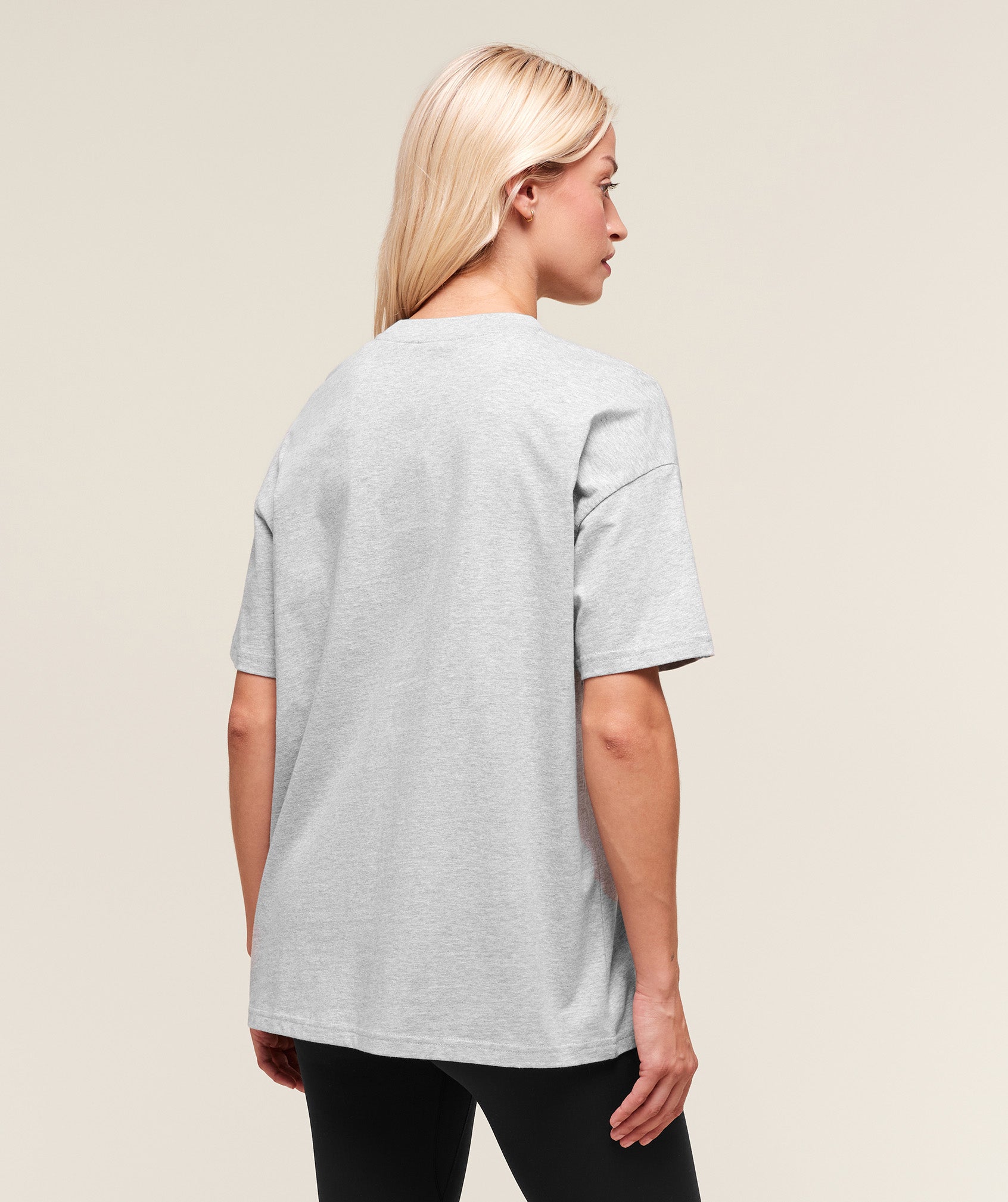Training Oversized T-Shirt - Light Grey Marl