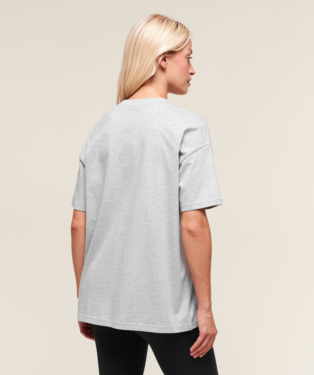 Training Oversized T-Shirt - Light Grey Marl