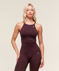 Everyday Seamless Tank With Shelf - Cherry Purple