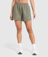 Training Fleece Shorts - Base Green