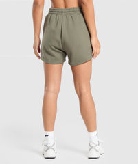 Training Fleece Shorts - Base Green