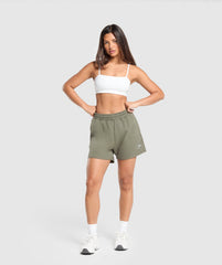Training Fleece Shorts - Base Green