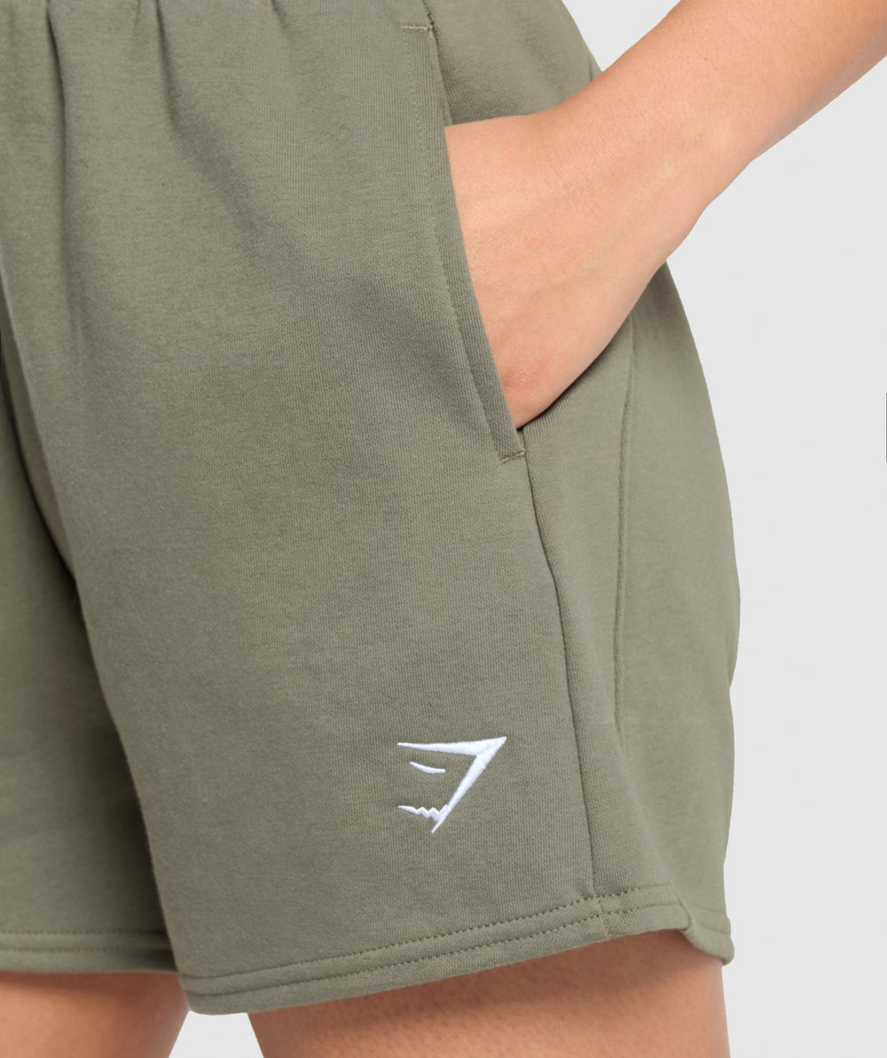 Training Fleece Shorts - Base Green