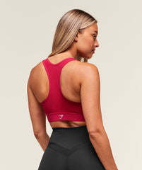 Lightweight High Support Sports Bra - Build Pink
