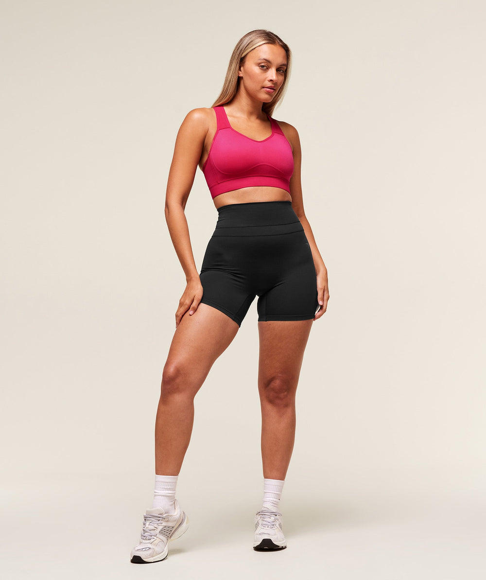 Lightweight High Support Sports Bra - Build Pink